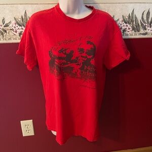 Delta New Orleans Red Women's Tee
